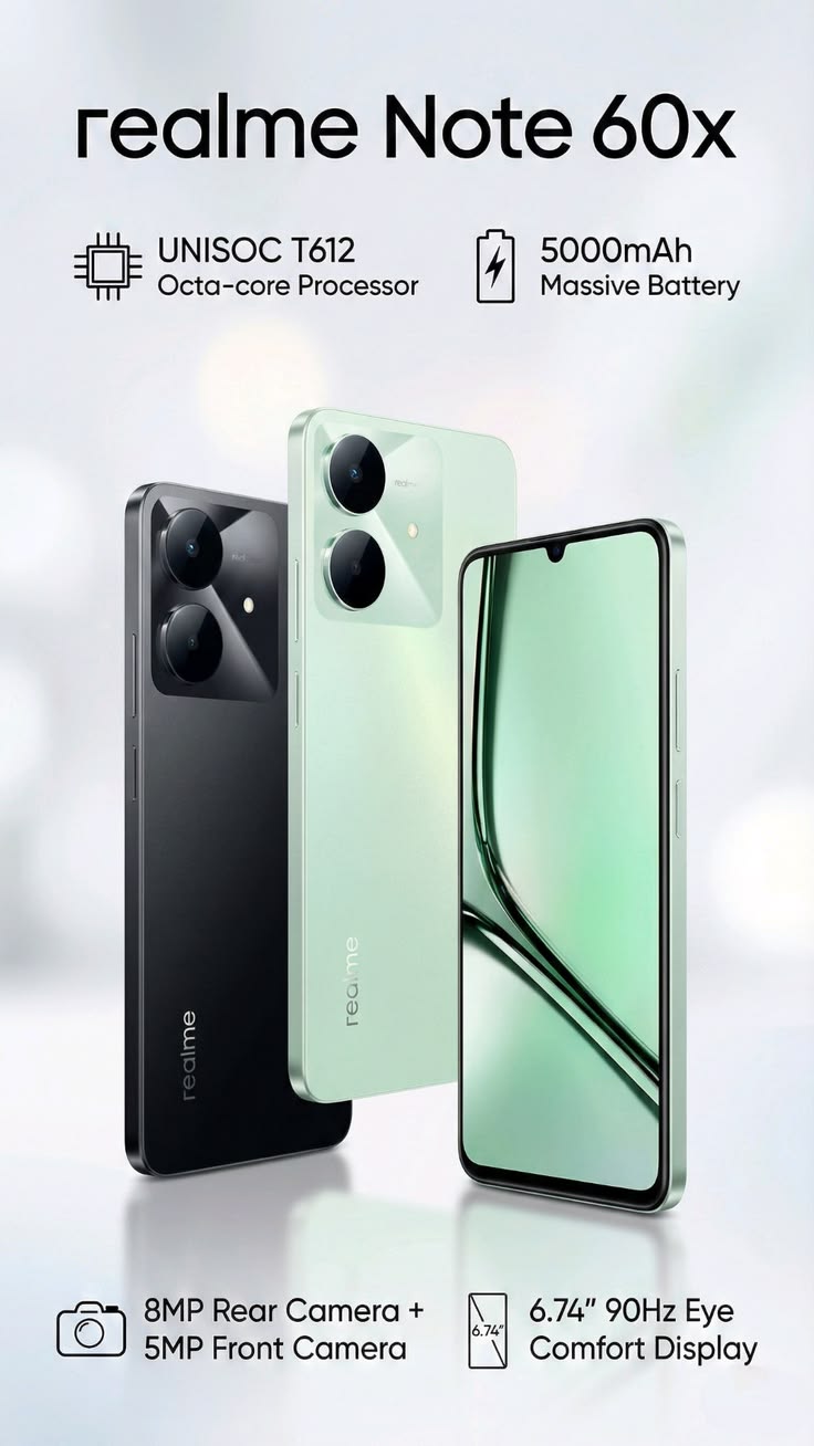 Realme Note 60X Side